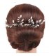 HA042 - White Pearl Droplet Hairpin